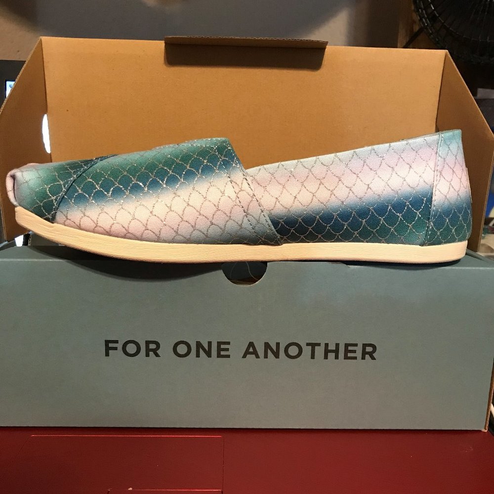 Multi Iridescent Scales Mermaid Print